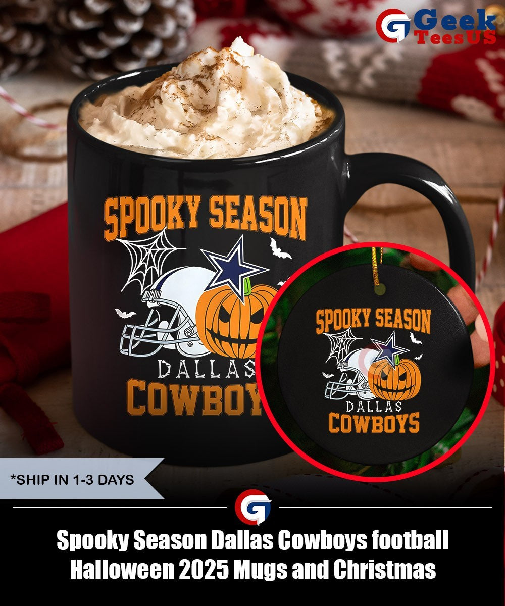 Spooky Season Dallas Cowboys football Halloween 2025 shirt