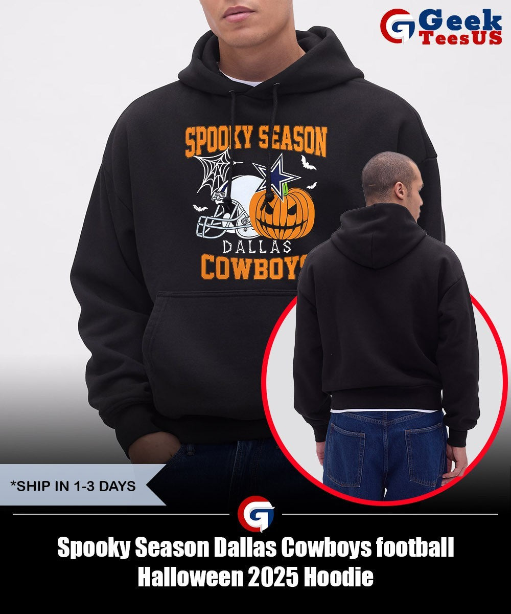Spooky Season Dallas Cowboys football Halloween 2025 shirt