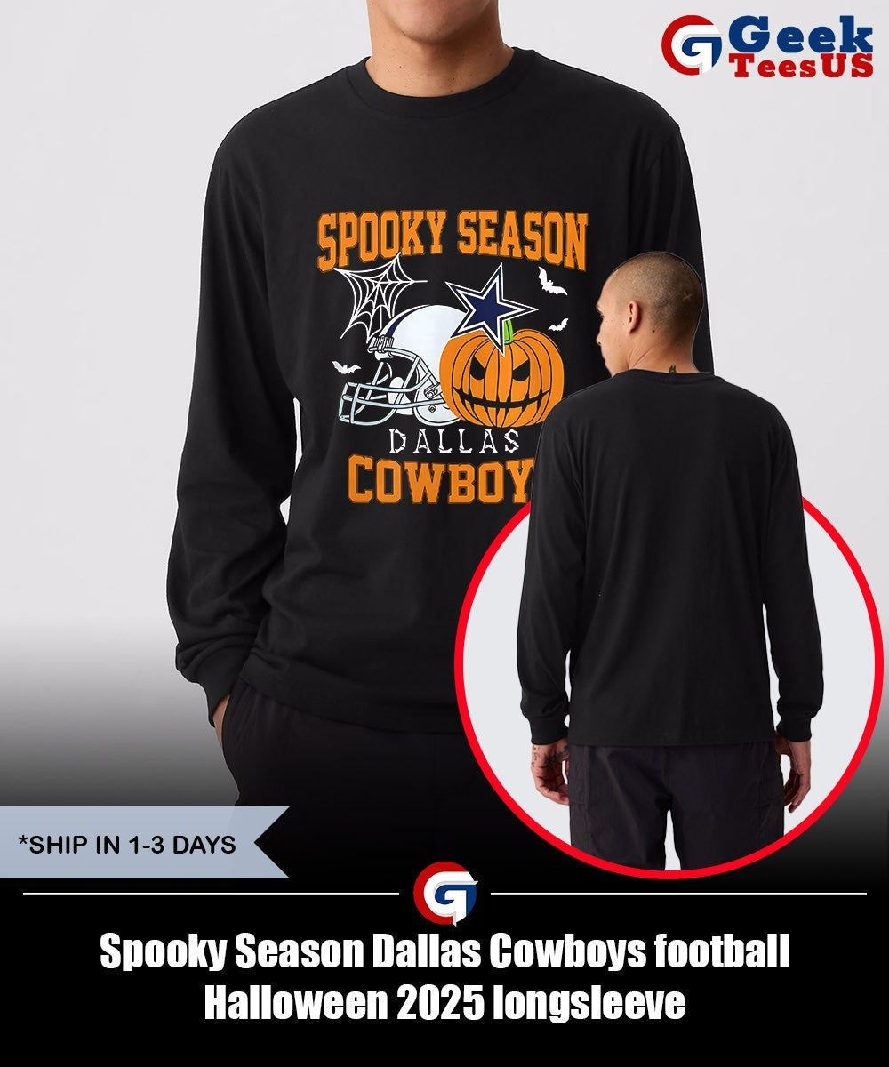 Spooky Season Dallas Cowboys football Halloween 2025 shirt