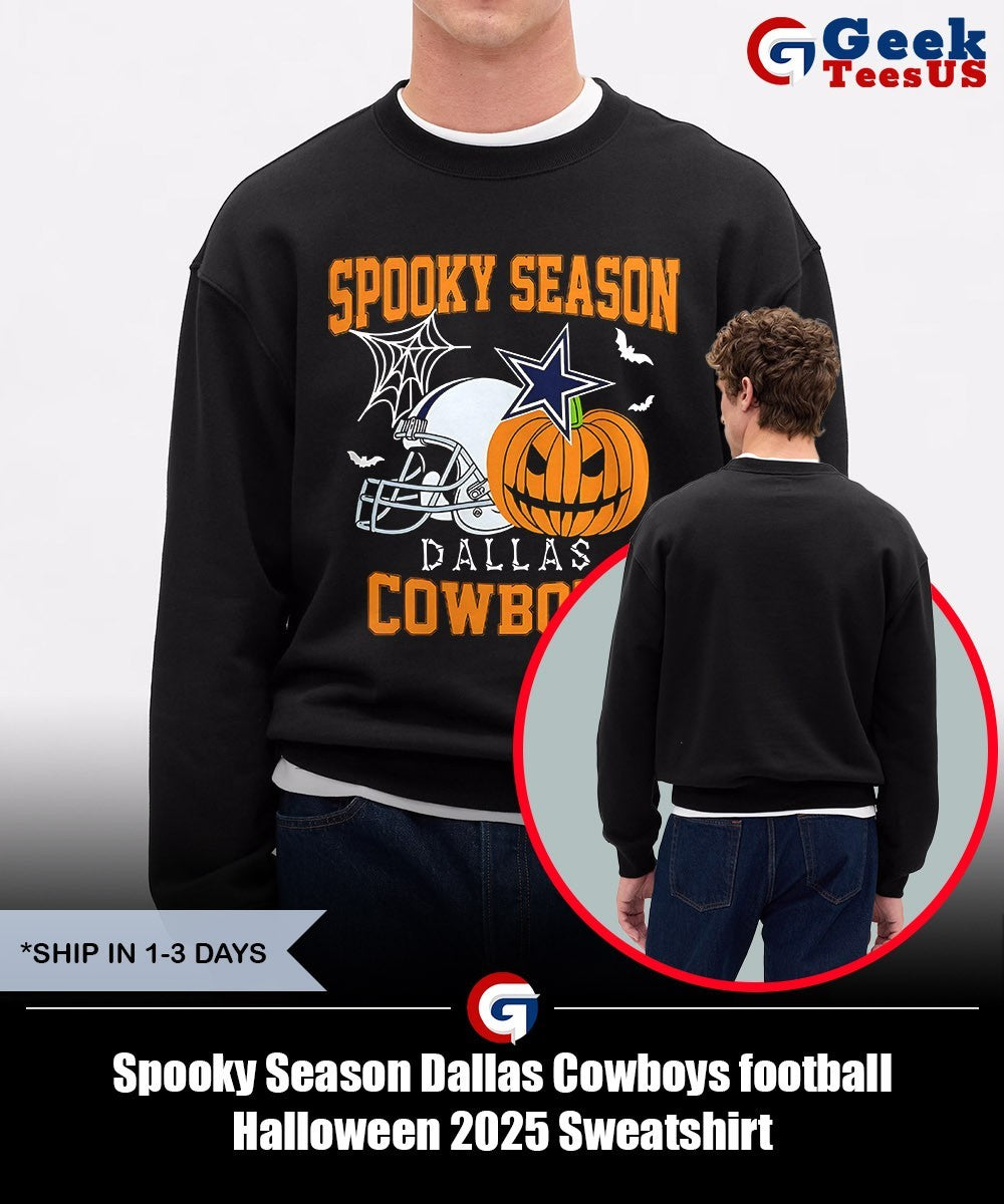 Spooky Season Dallas Cowboys football Halloween 2025 shirt
