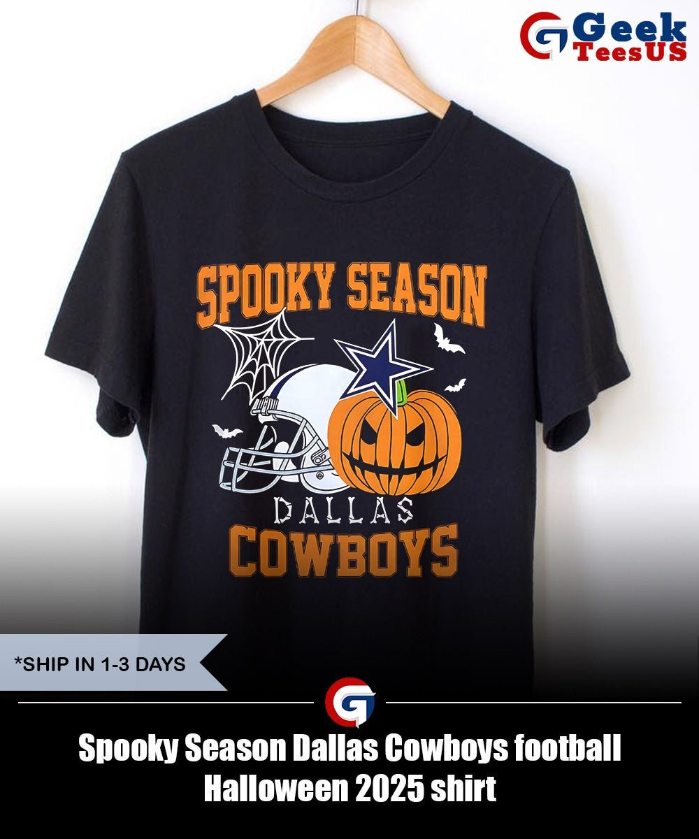 Spooky Season Dallas Cowboys football Halloween 2025 shirt