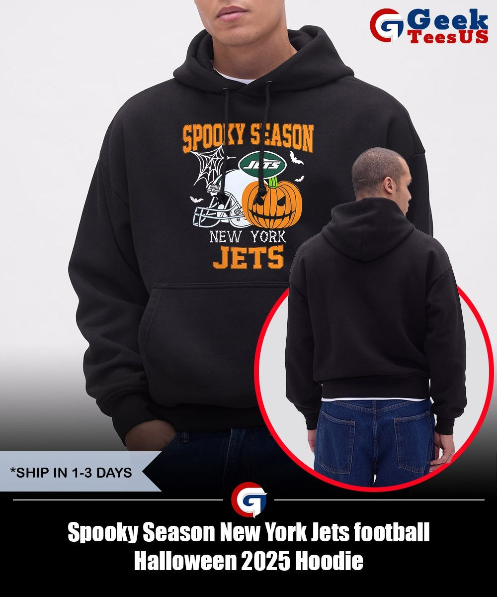 Spooky Season New York Jets football Halloween 2025 shirt