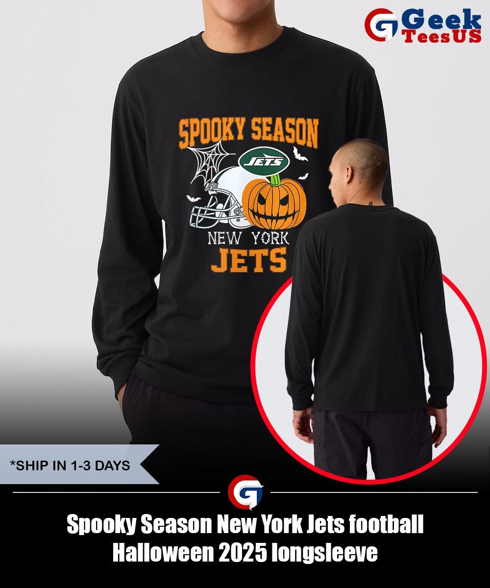 Spooky Season New York Jets football Halloween 2025 shirt