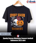 Spooky Season Oklahoma Sooners football Halloween 2025 shirt