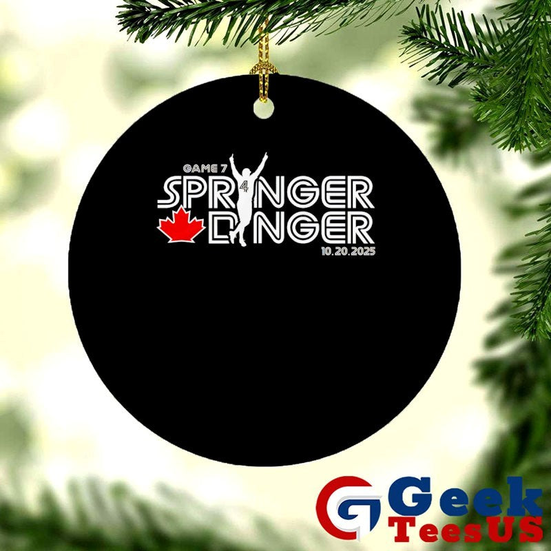 Springer Dinger Toronto Blue Jays baseball Game 7 2025 shirt