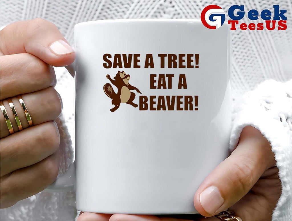 Squirrel save a tree eat a beaver shirt