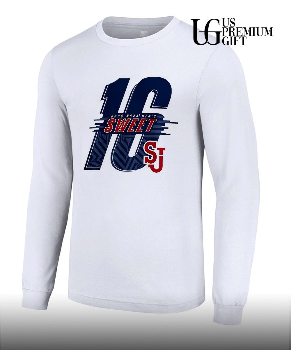 St John’s Red Storm Men’s Basketball 2026 Sweet 16 logo shirt