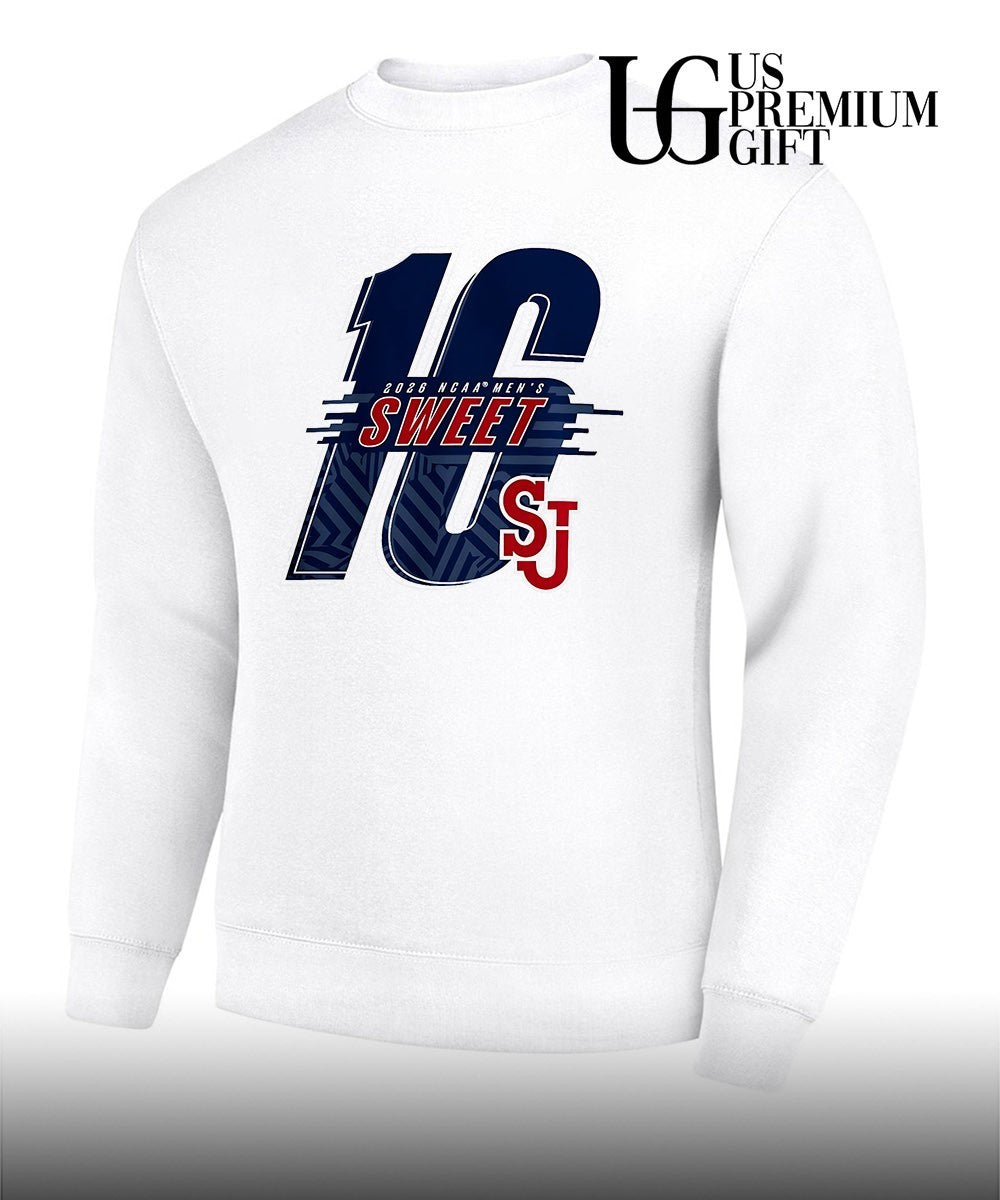 St John’s Red Storm Men’s Basketball 2026 Sweet 16 logo shirt
