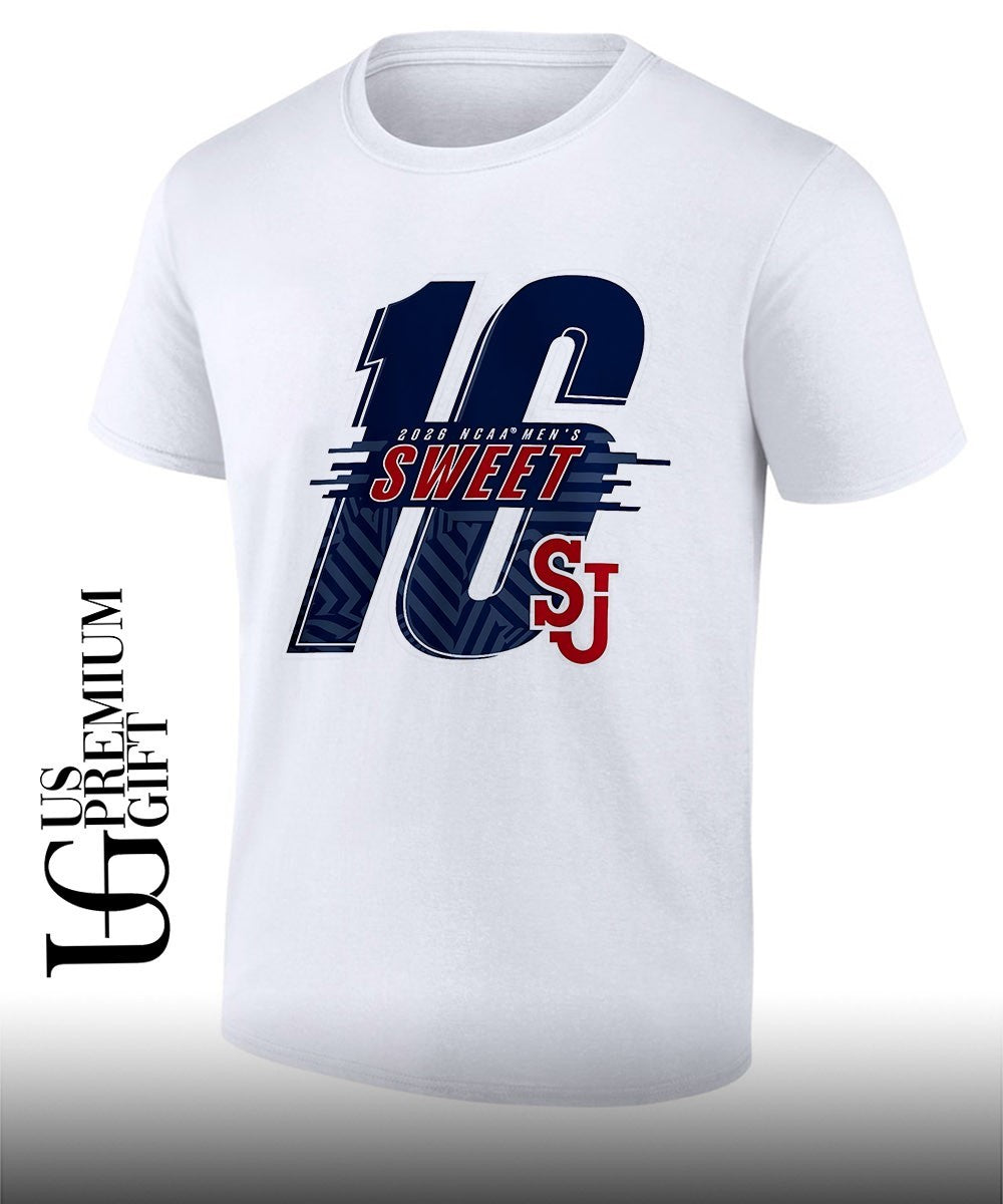 St John’s Red Storm Men’s Basketball 2026 Sweet 16 logo shirt