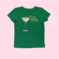 St Patrick's Day Y2k Baby Tee, Shamrock Baby Tee, Y2K Crop Top, Coquette Shirt, Lucky Baby Tee, Y2K 2000's Style, Streetwear Style