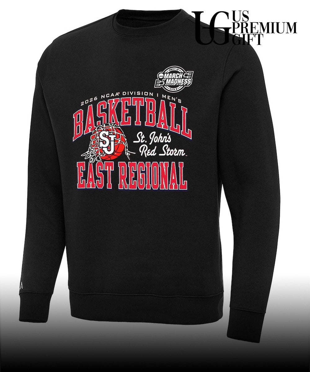 St. John’s Red Storm basketball NCAA Division I March Madness East Regional 2026 shirt