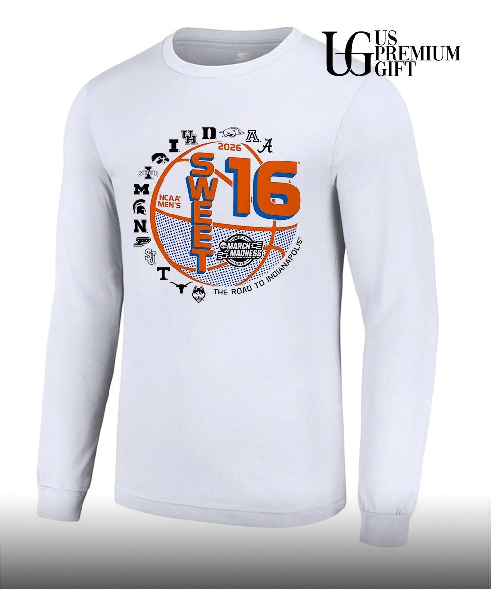 St. John’s University Men’s Basketball 2026 Sweet 16 The Road To Indianapolis shirt