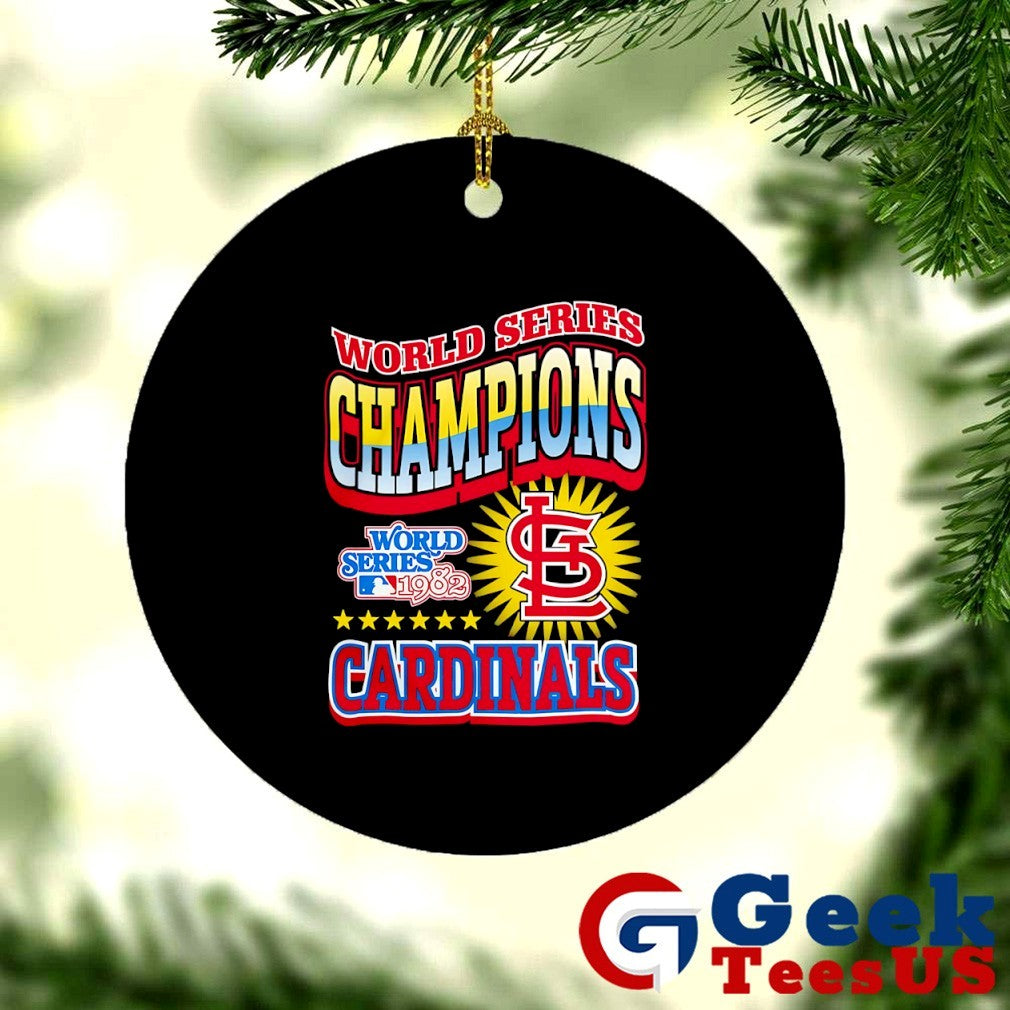 St. Louis Cardinals 1982 World Series Champions logo shirt