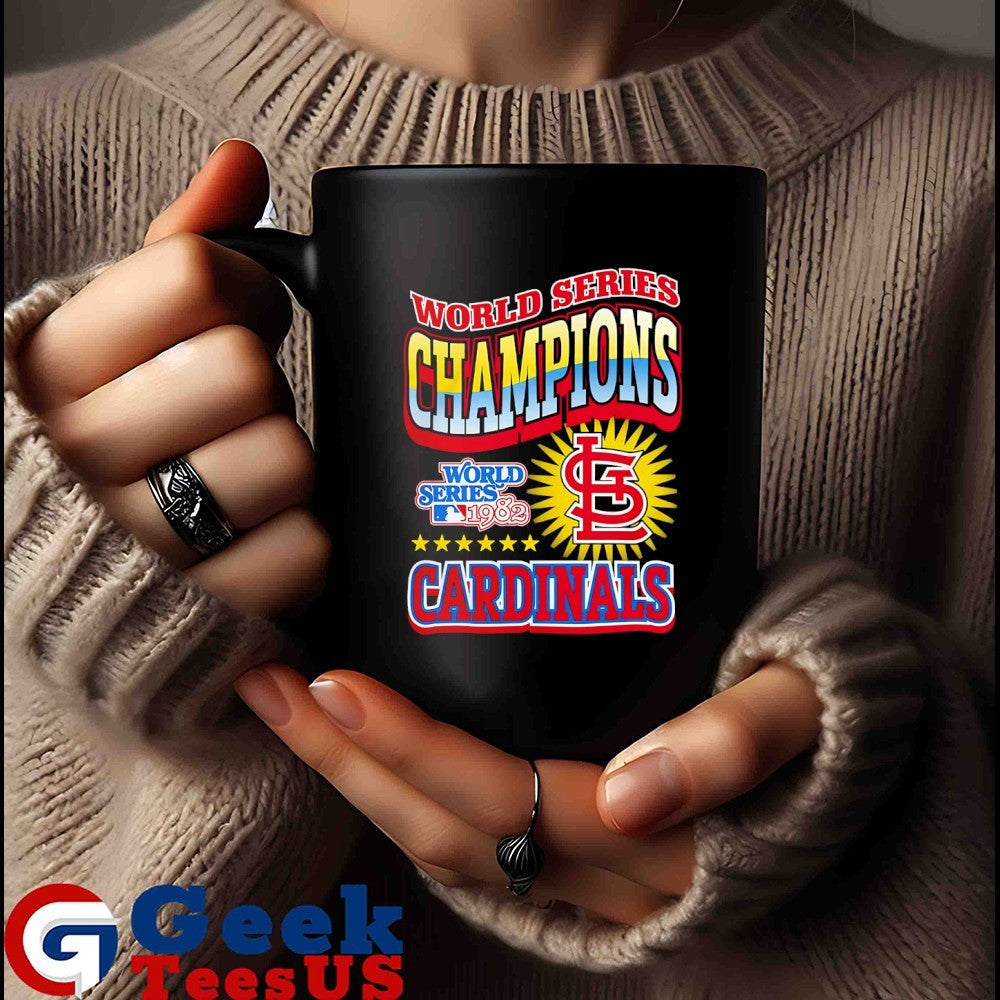 St. Louis Cardinals 1982 World Series Champions logo shirt