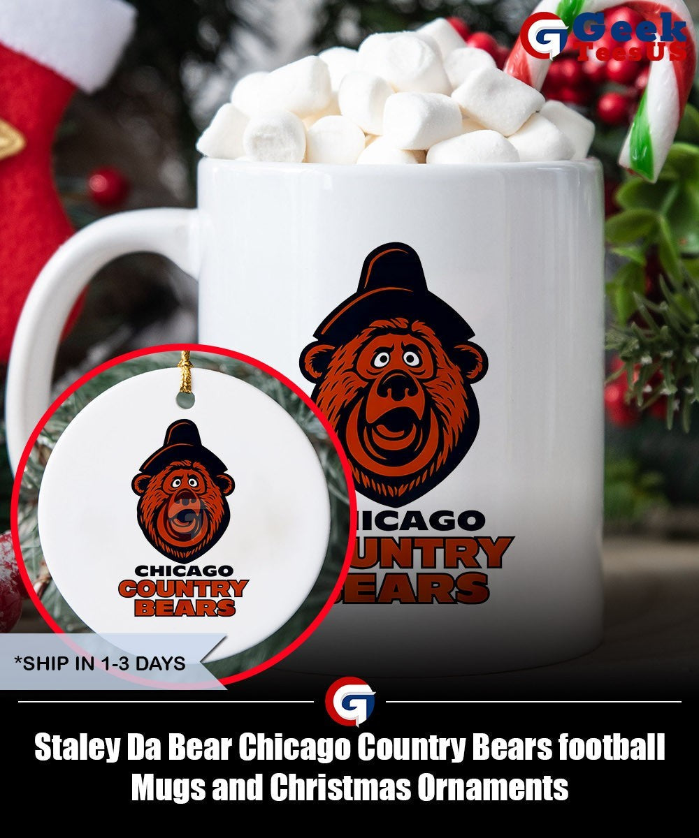 Staley Da Bear Chicago Country Bears football shirt