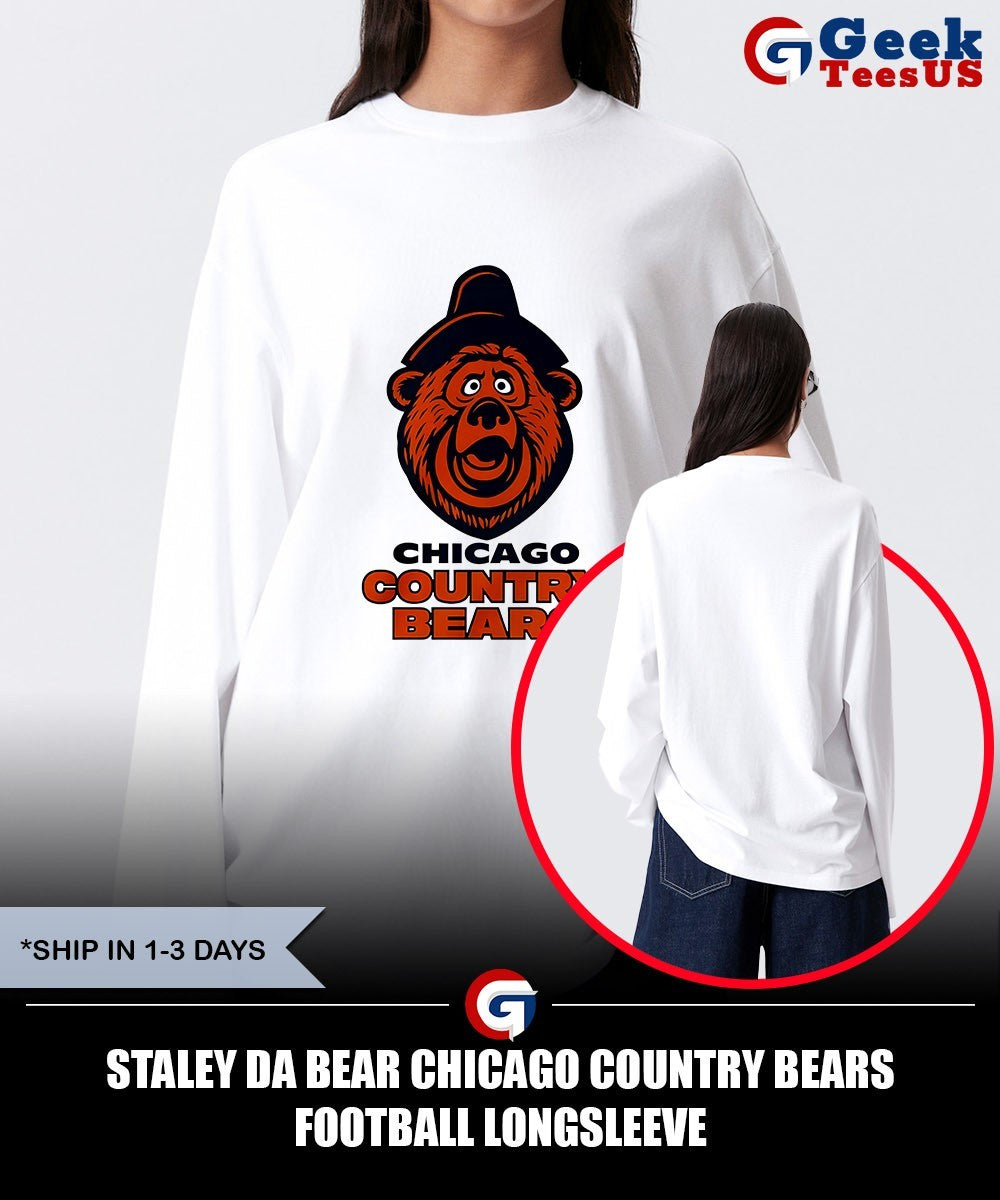 Staley Da Bear Chicago Country Bears football shirt