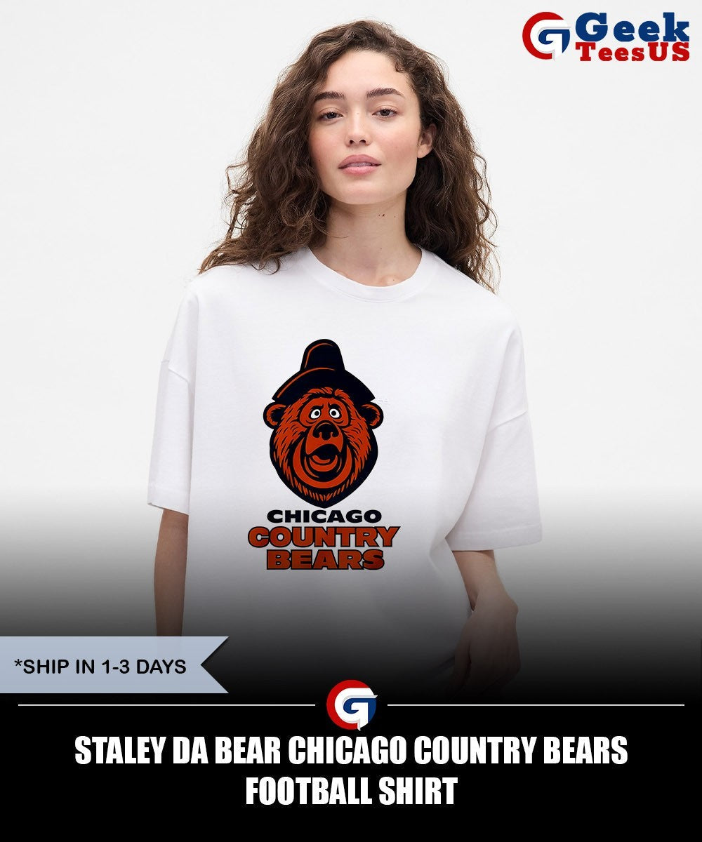 Staley Da Bear Chicago Country Bears football shirt