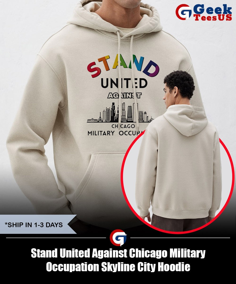 Stand United Against Chicago Military Occupation Skyline City shirt