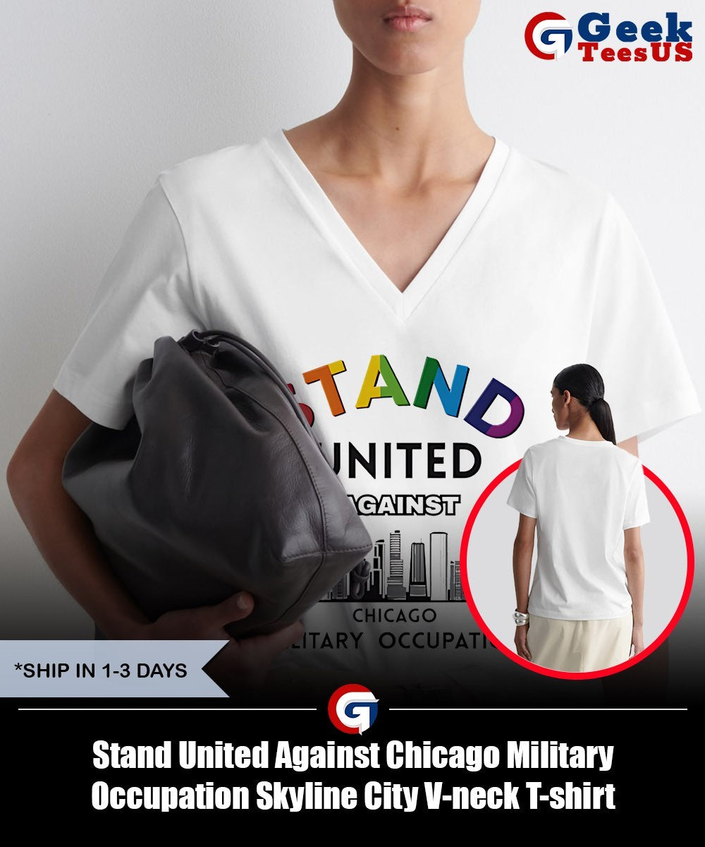 Stand United Against Chicago Military Occupation Skyline City shirt