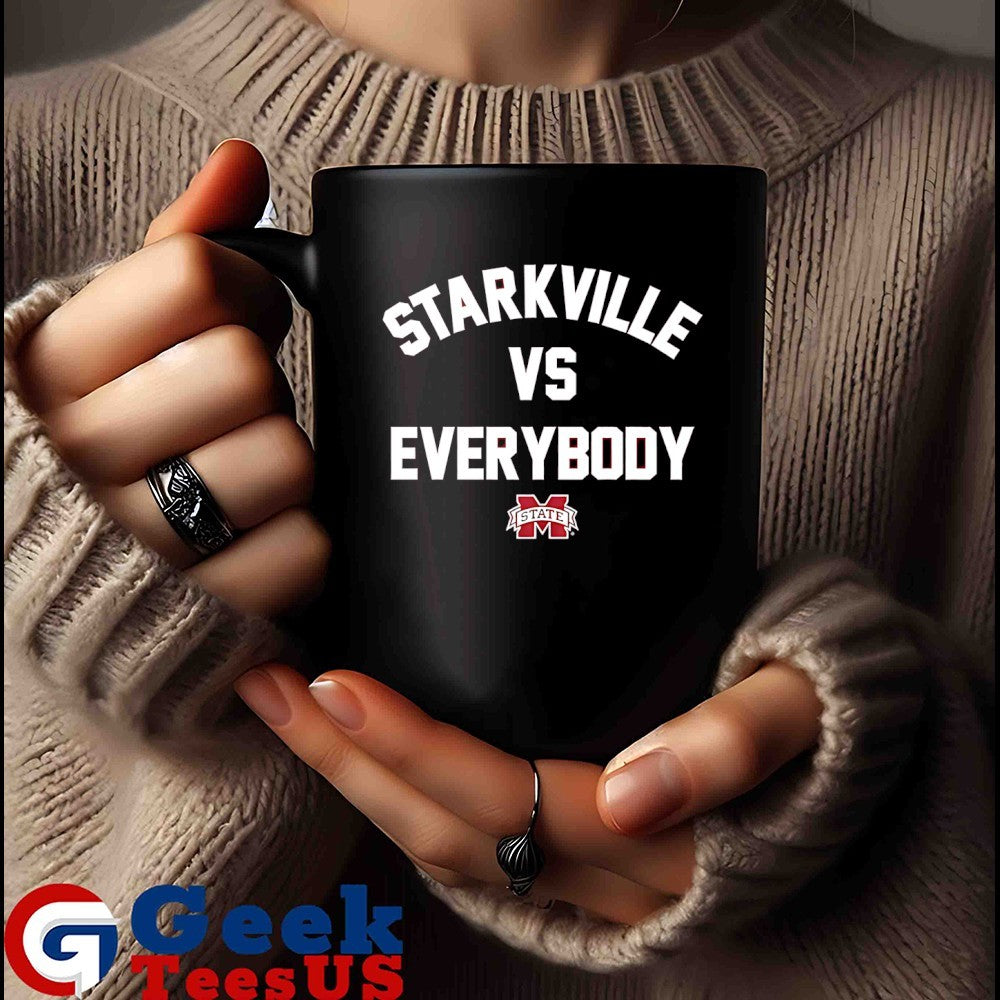 Starkville vs Everybody Mississippi State Bulldogs football logo shirt