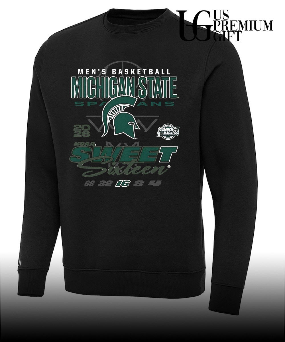 State Spartans 2026 NCAA March Madness Sweet 16 Bound Net shirt