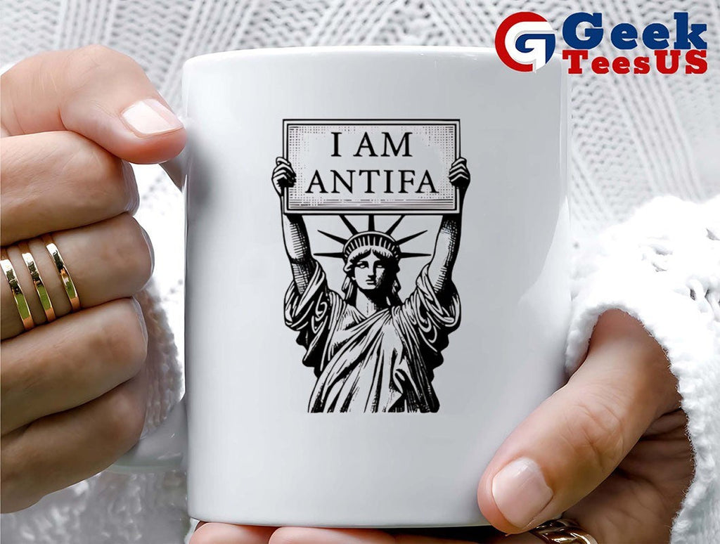Statue of Liberty I am antifa shirt