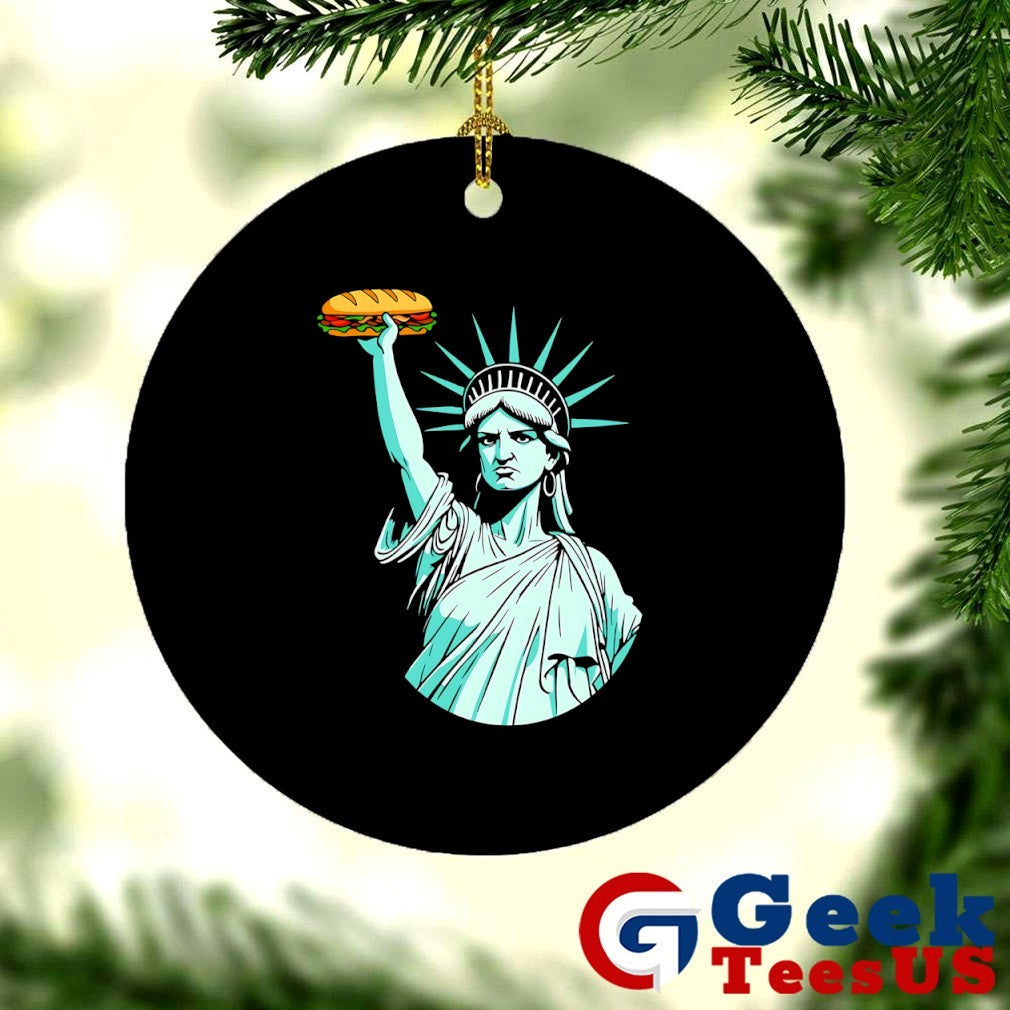 Statue of Liberty Sandwich Guy DC shirt