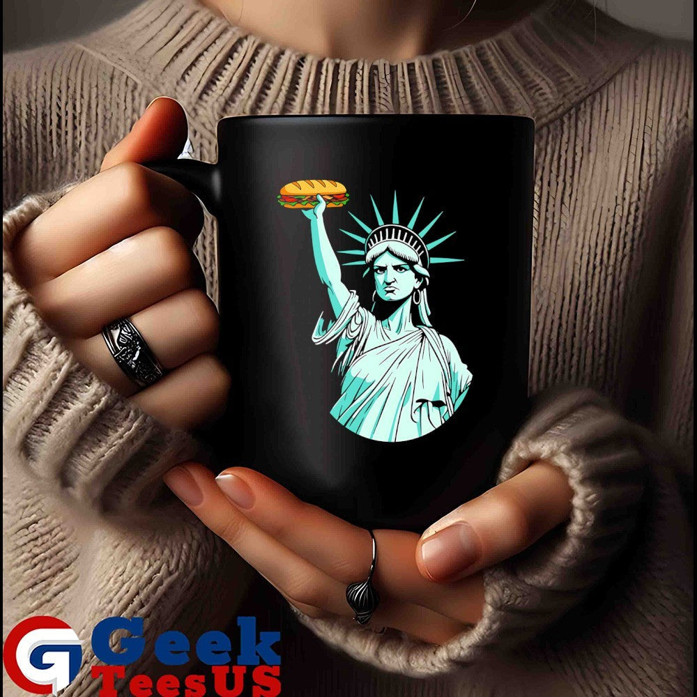 Statue of Liberty Sandwich Guy DC shirt