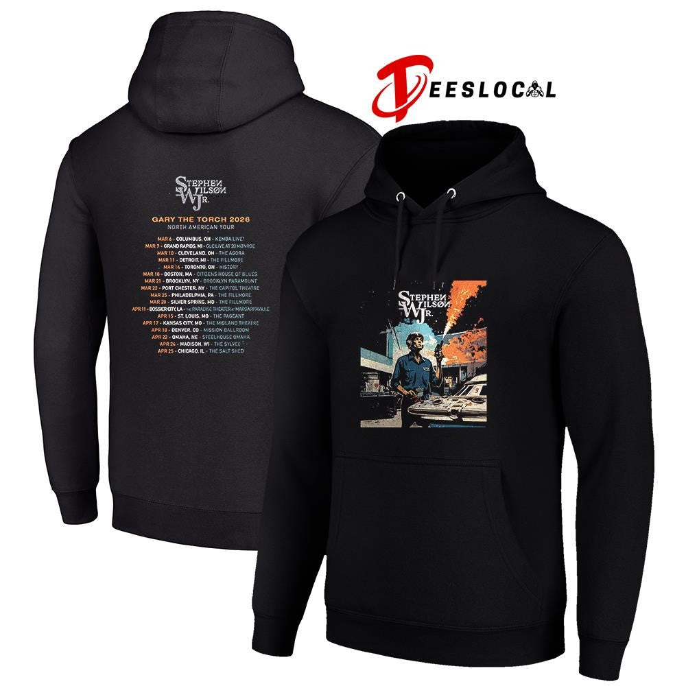 Stephen Wilson Jr Gary The Torch 2026 dates schedule graphic shirt