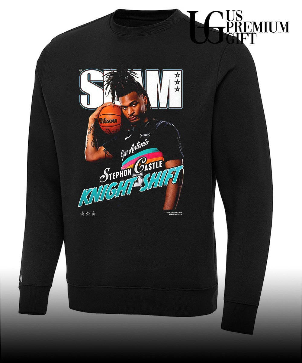 Stephon Castle Knight Shift San Antonio Spurs NBA Slam shirt