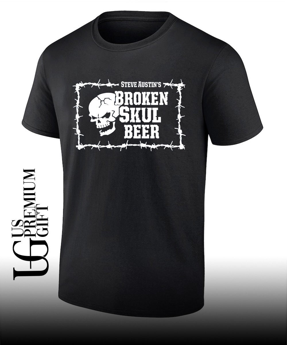 Steve Austin’s Broken Skull Beer shirt