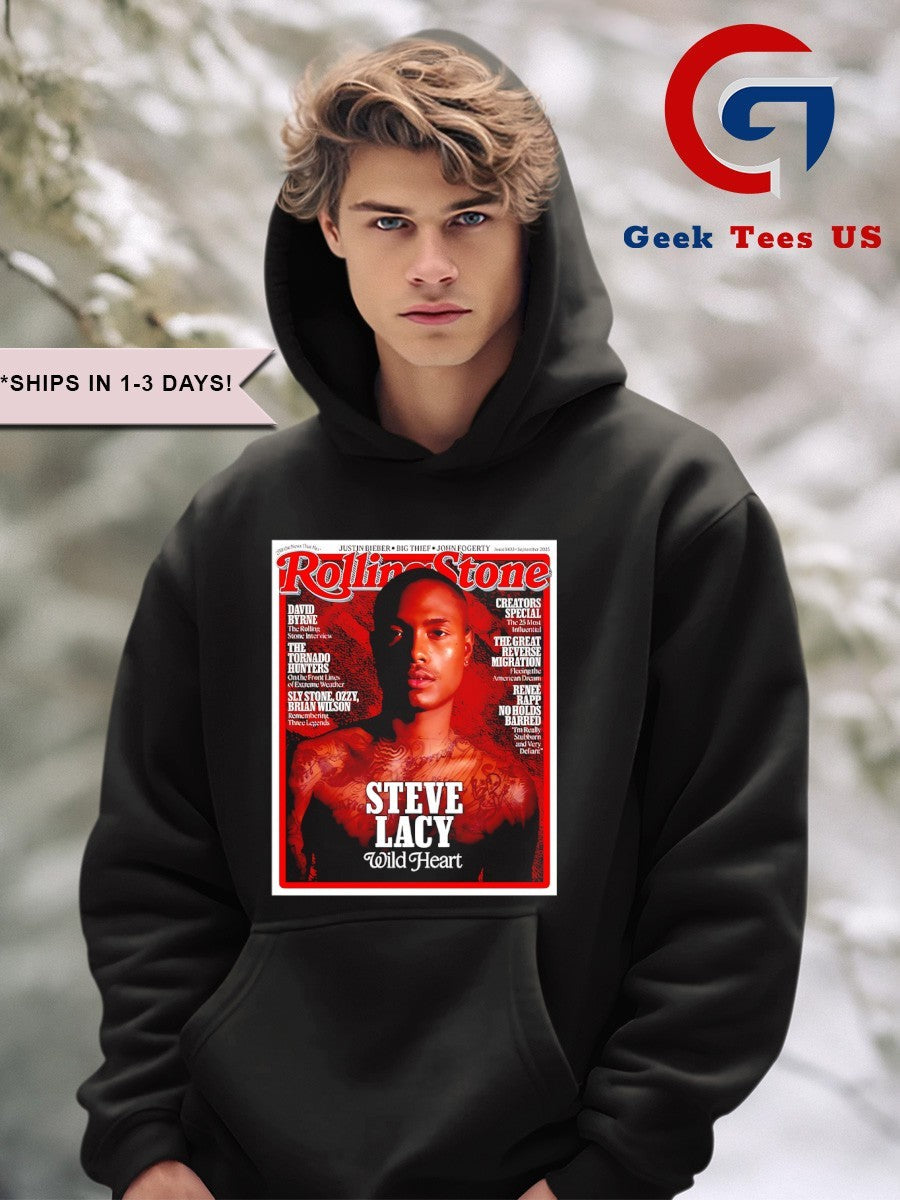Steve Lacy Graces The Cover Of Rolling Stone Magazine Wild Heart Issue 1403 September 2025 shirt