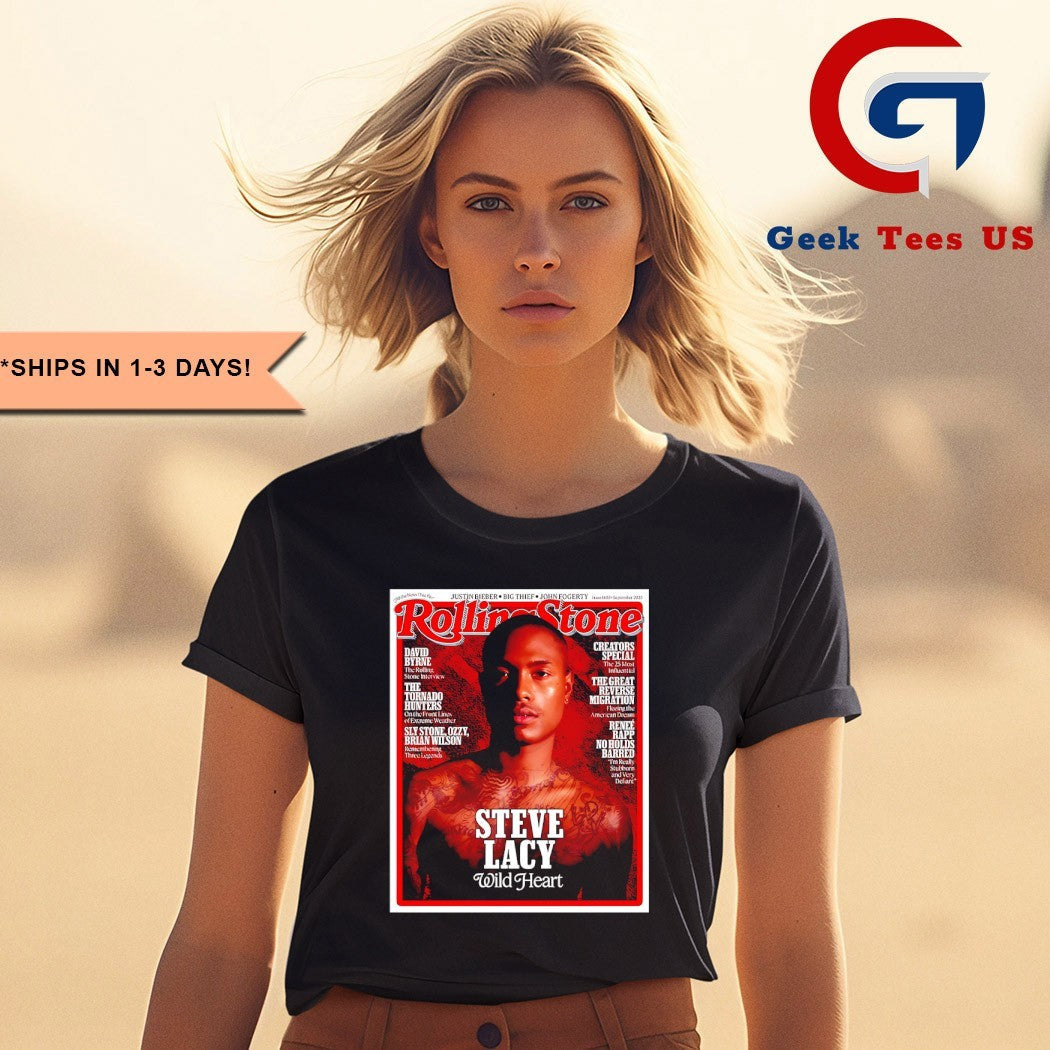 Steve Lacy Graces The Cover Of Rolling Stone Magazine Wild Heart Issue 1403 September 2025 shirt