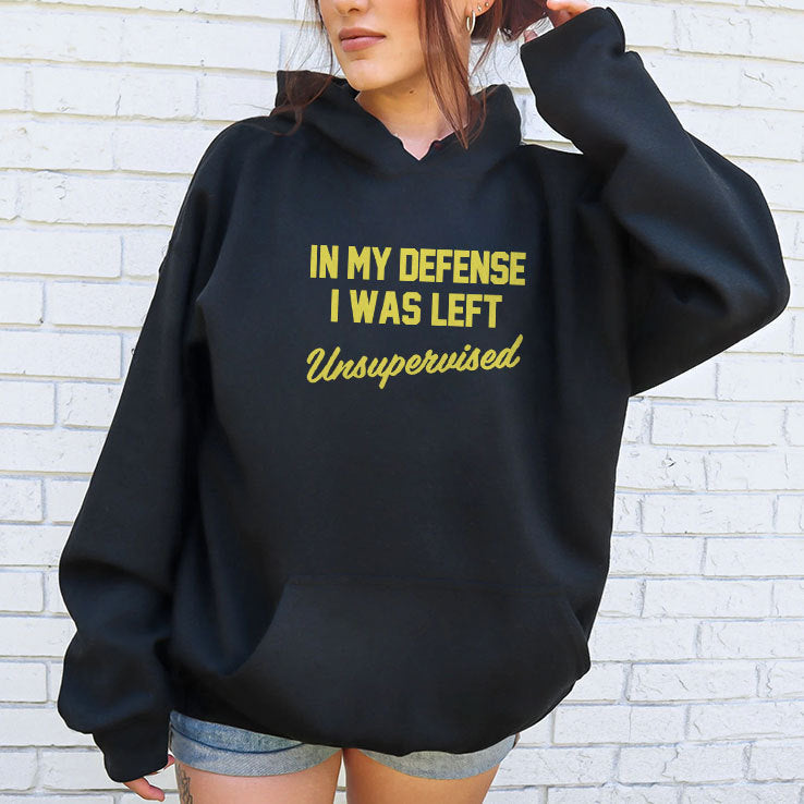 Steve Lehto Wearing In My Defense I Was Left Unsupervised Shirt