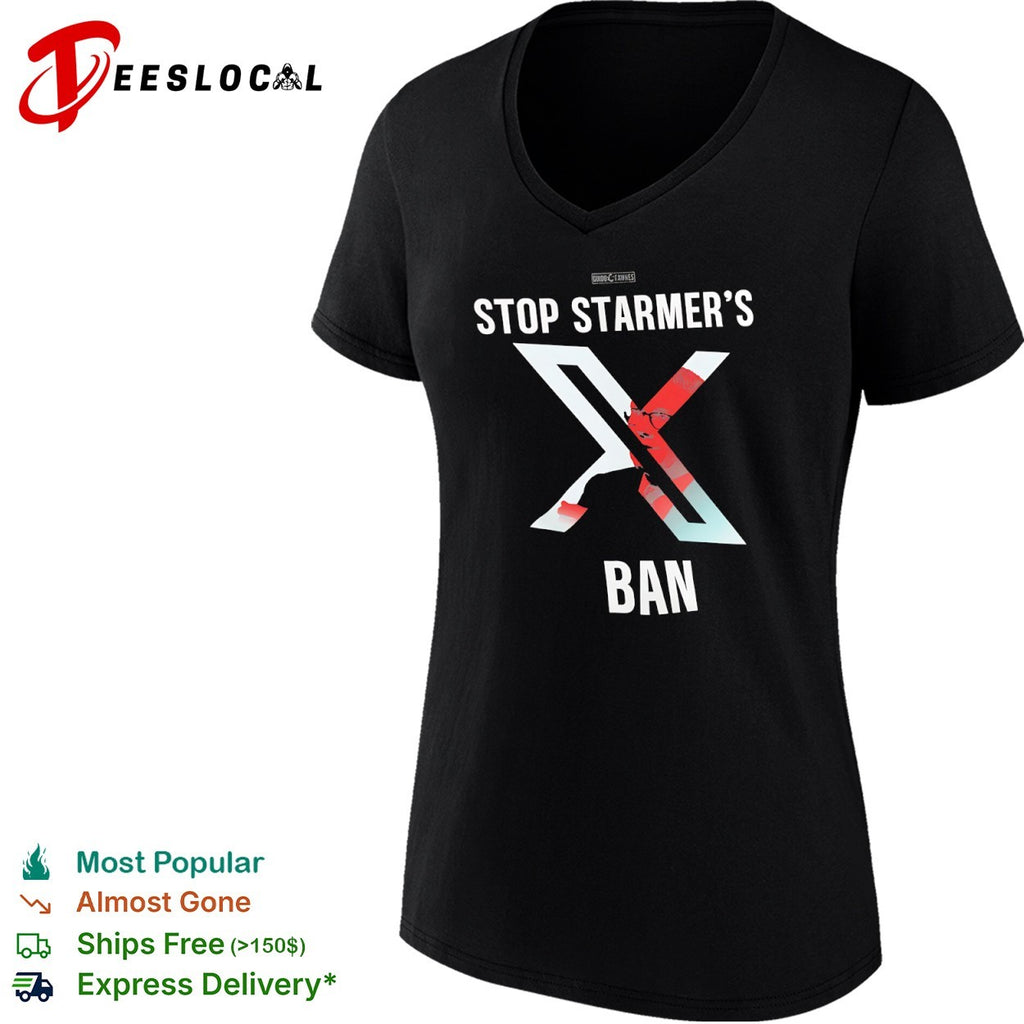 Stop Starmer’s X Ban Guido Fawkes Political shirt