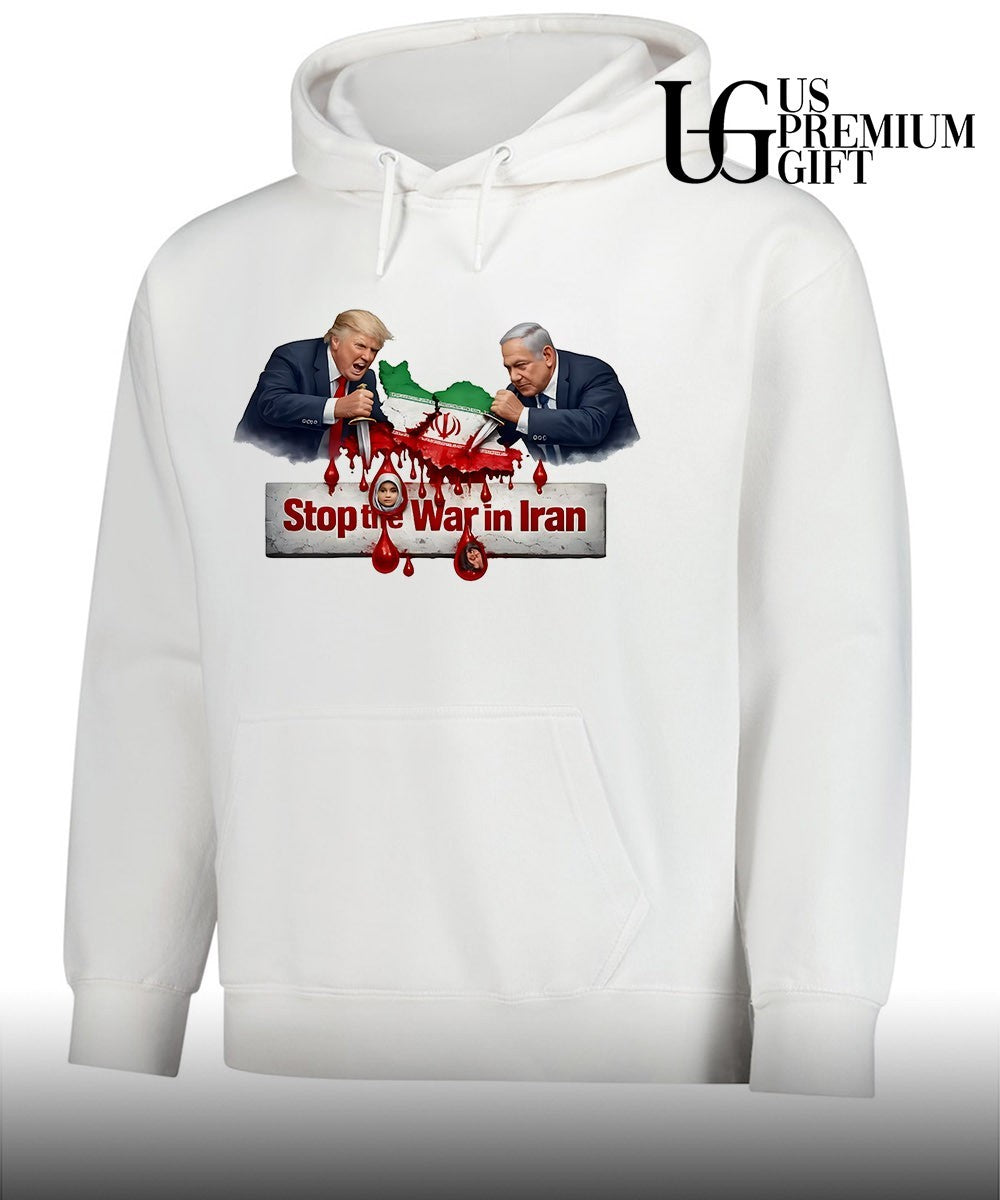 Stop the War in Iran Benjamin Netanyahu and Trump shirt