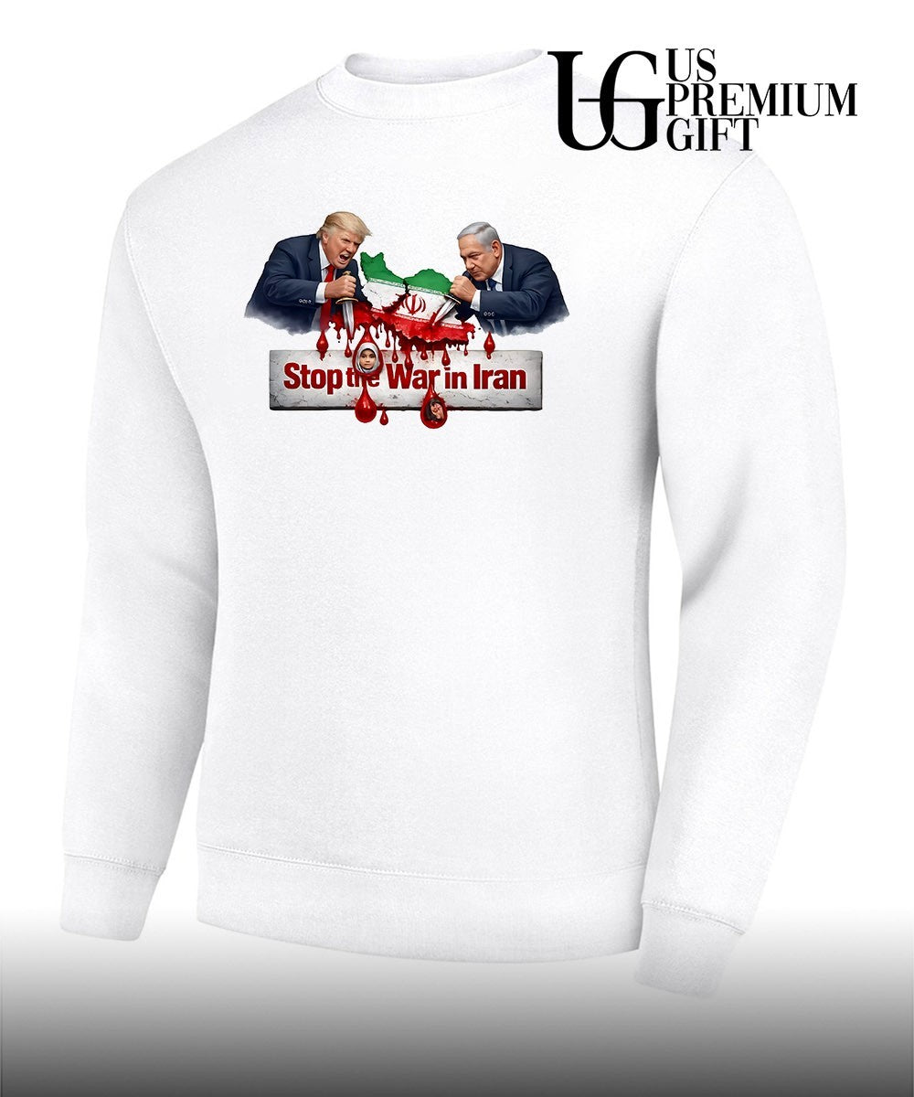 Stop the War in Iran Benjamin Netanyahu and Trump shirt