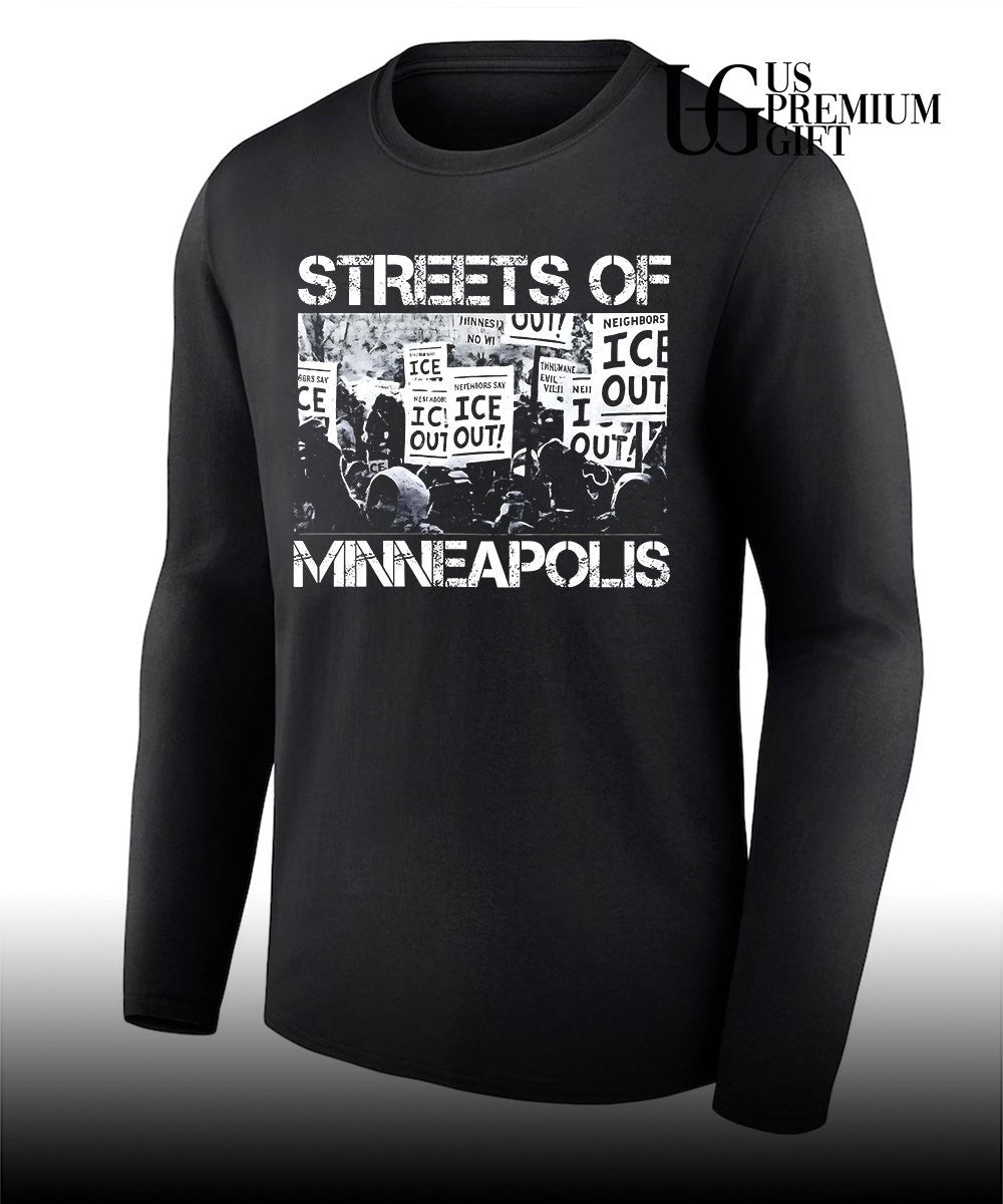 Streets of Minneapolis Ice Out Protest Gear No Kings In America shirt