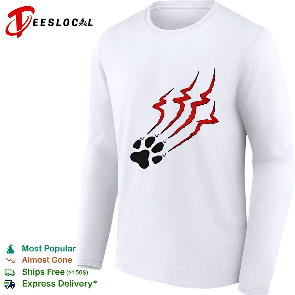 Stripe Tiger Claw Scratch shirt