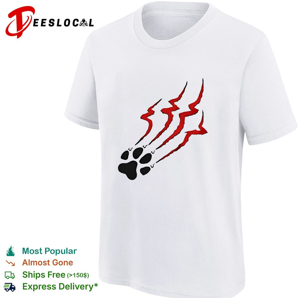 Stripe Tiger Claw Scratch shirt