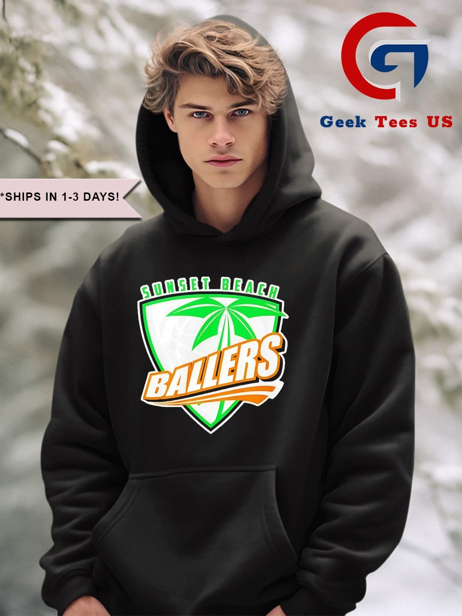 Sunset Beach Ballers logo shirt