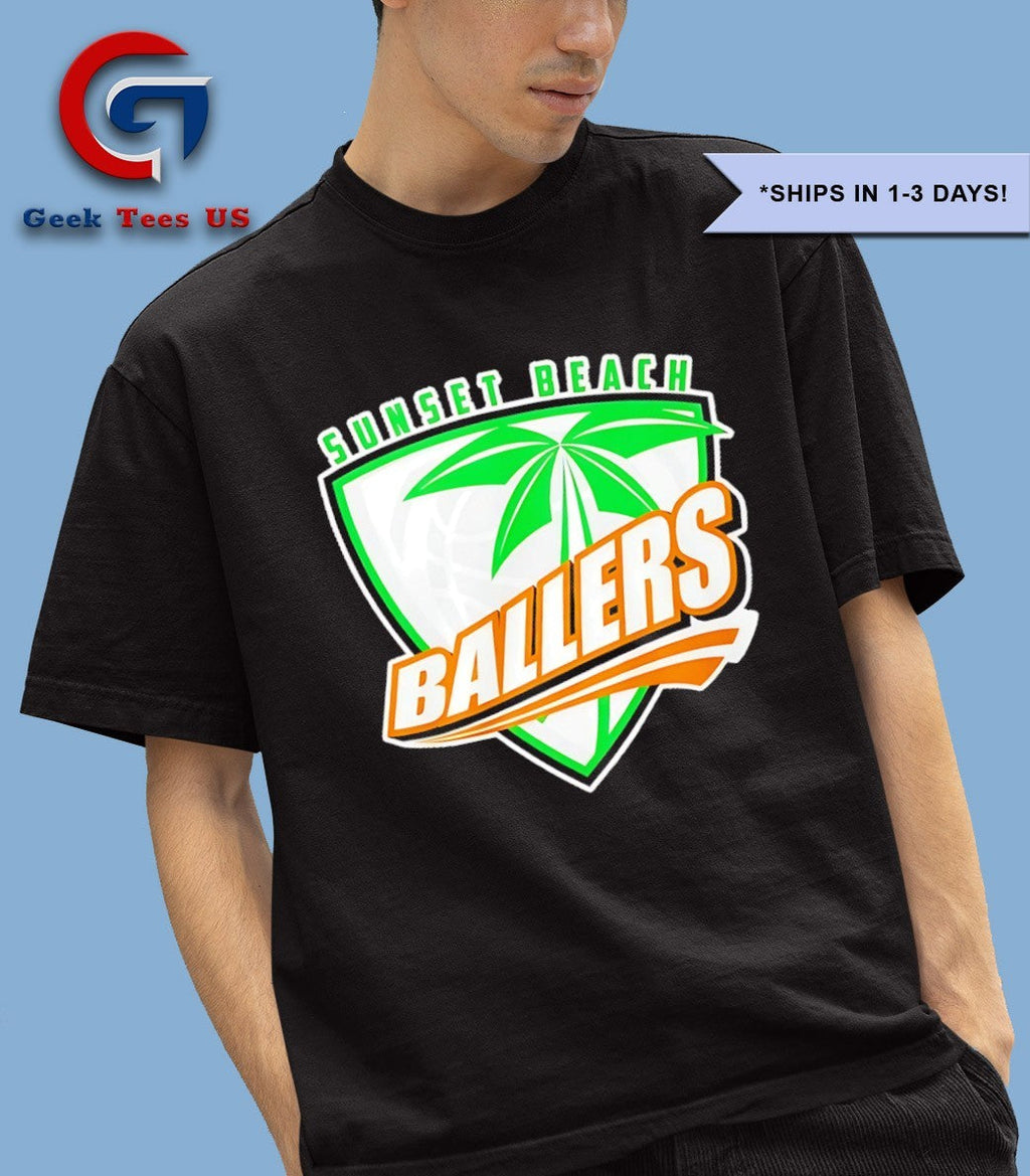 Sunset Beach Ballers logo shirt