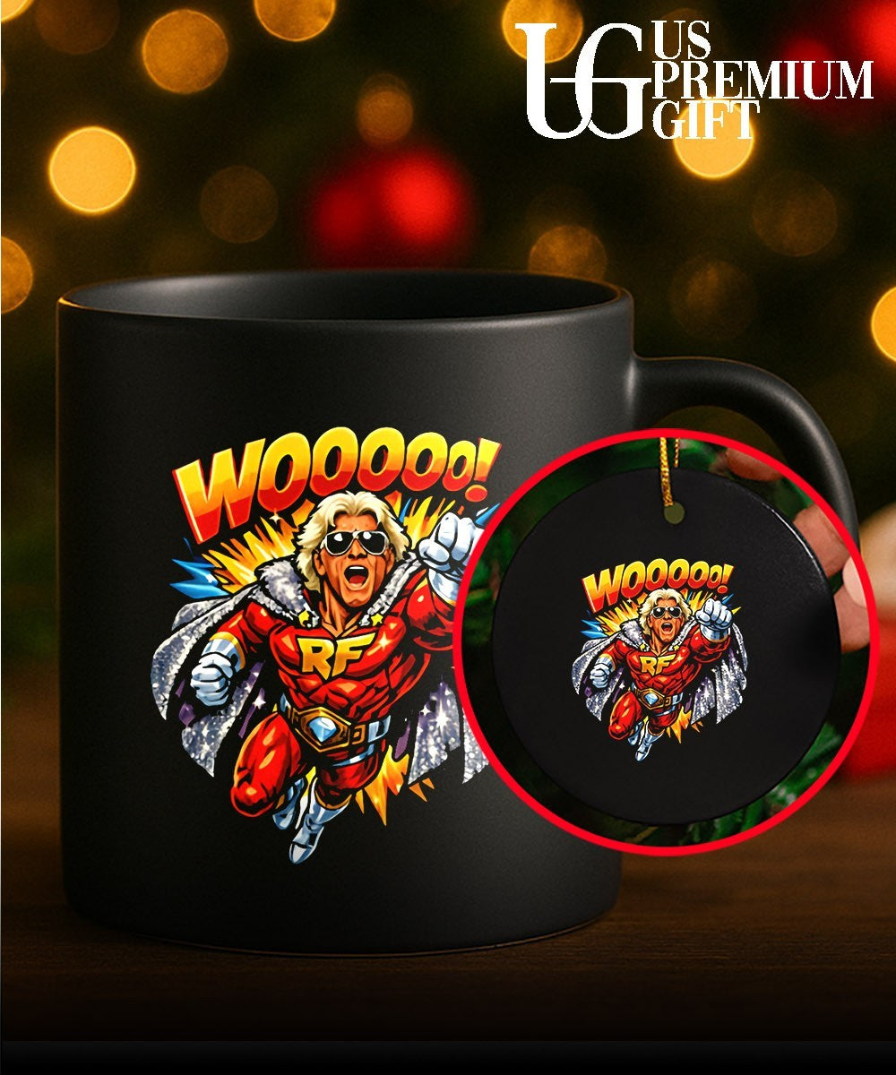 Super Flair Wooo cartoon shirt