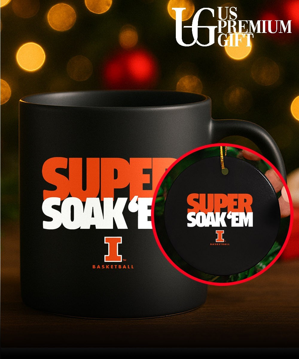 Super Soak ‘Em Illinois Fighting Illini basketball logo shirt