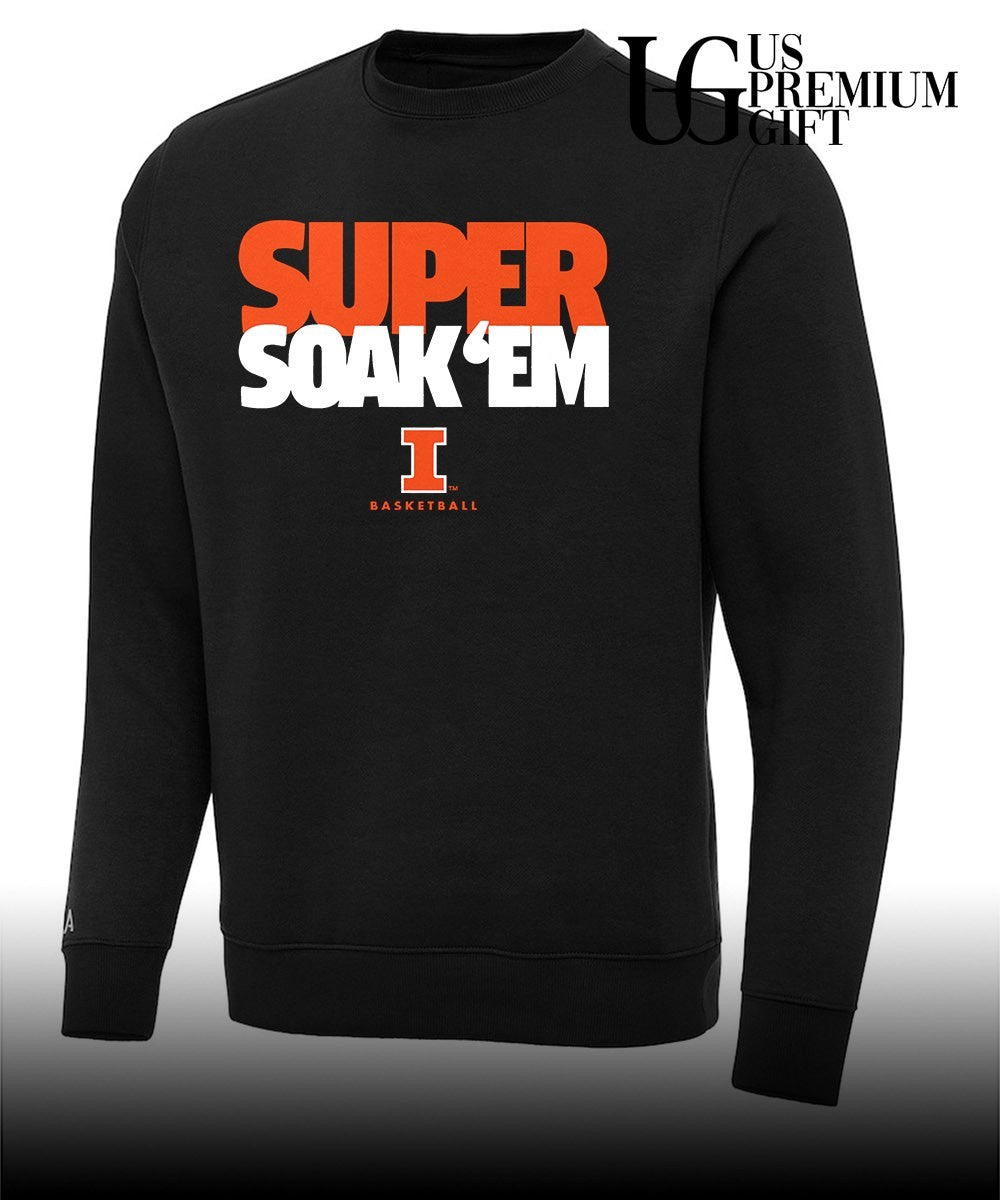 Super Soak ‘Em Illinois Fighting Illini basketball logo shirt
