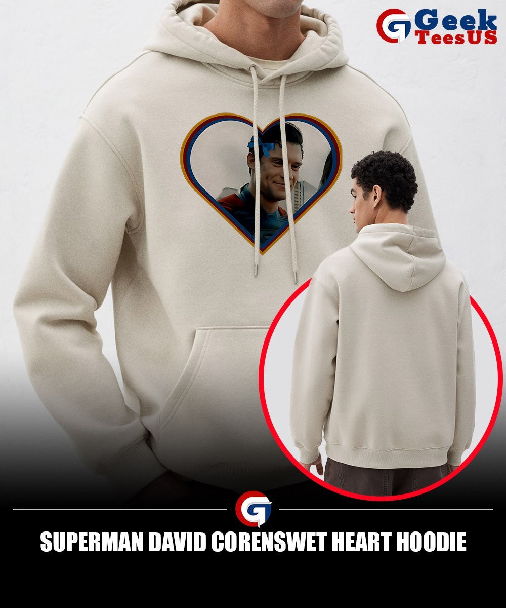 Superman David Corenswet heart shirt