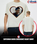 Superman David Corenswet heart shirt