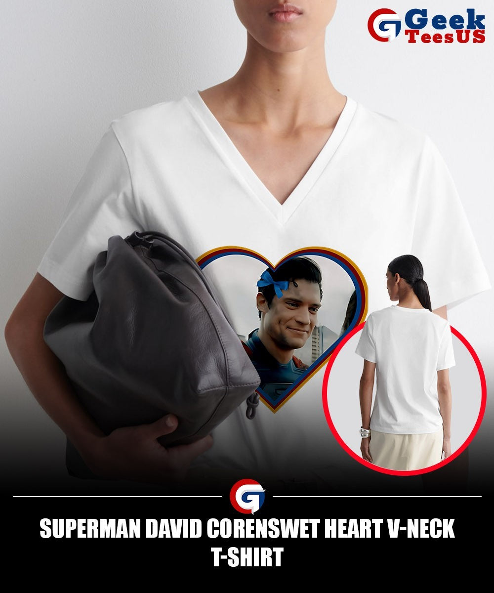 Superman David Corenswet heart shirt