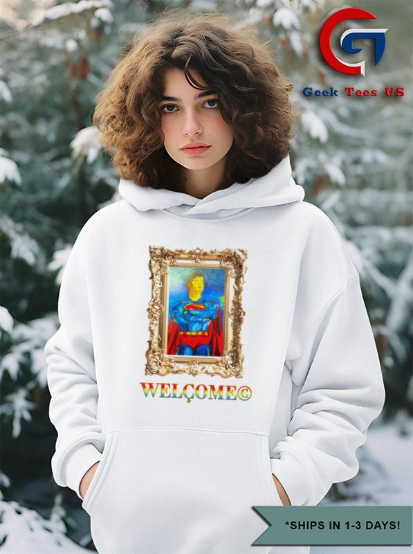 Superpunk superman welcome shirt