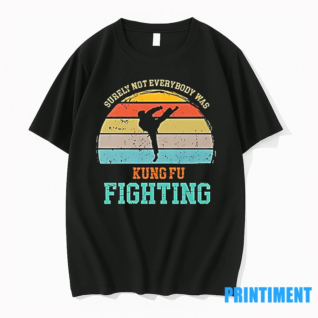 Surely Not Everybody Was Kung Fu Fighting Vintage Tshirts Sweater